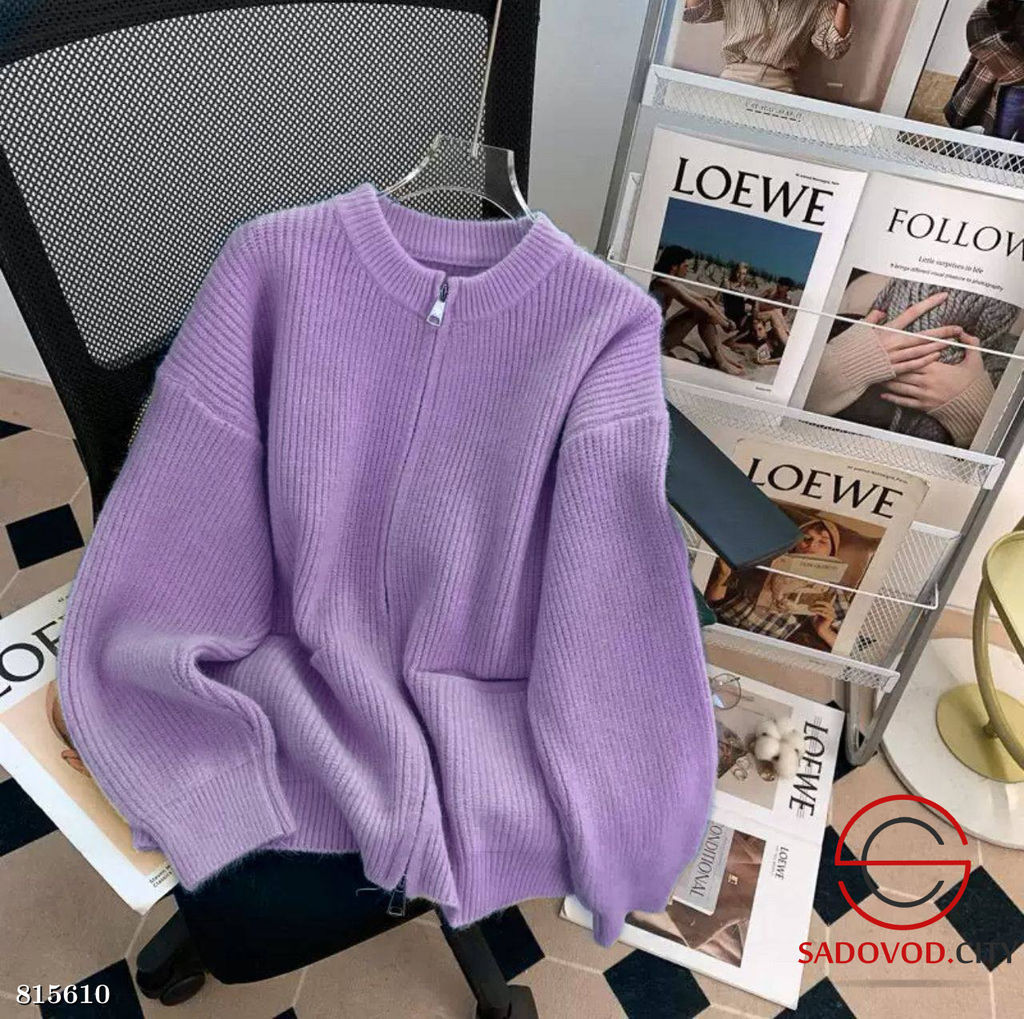 Теплый вязаный кардиган на замке - Bruno фото 2