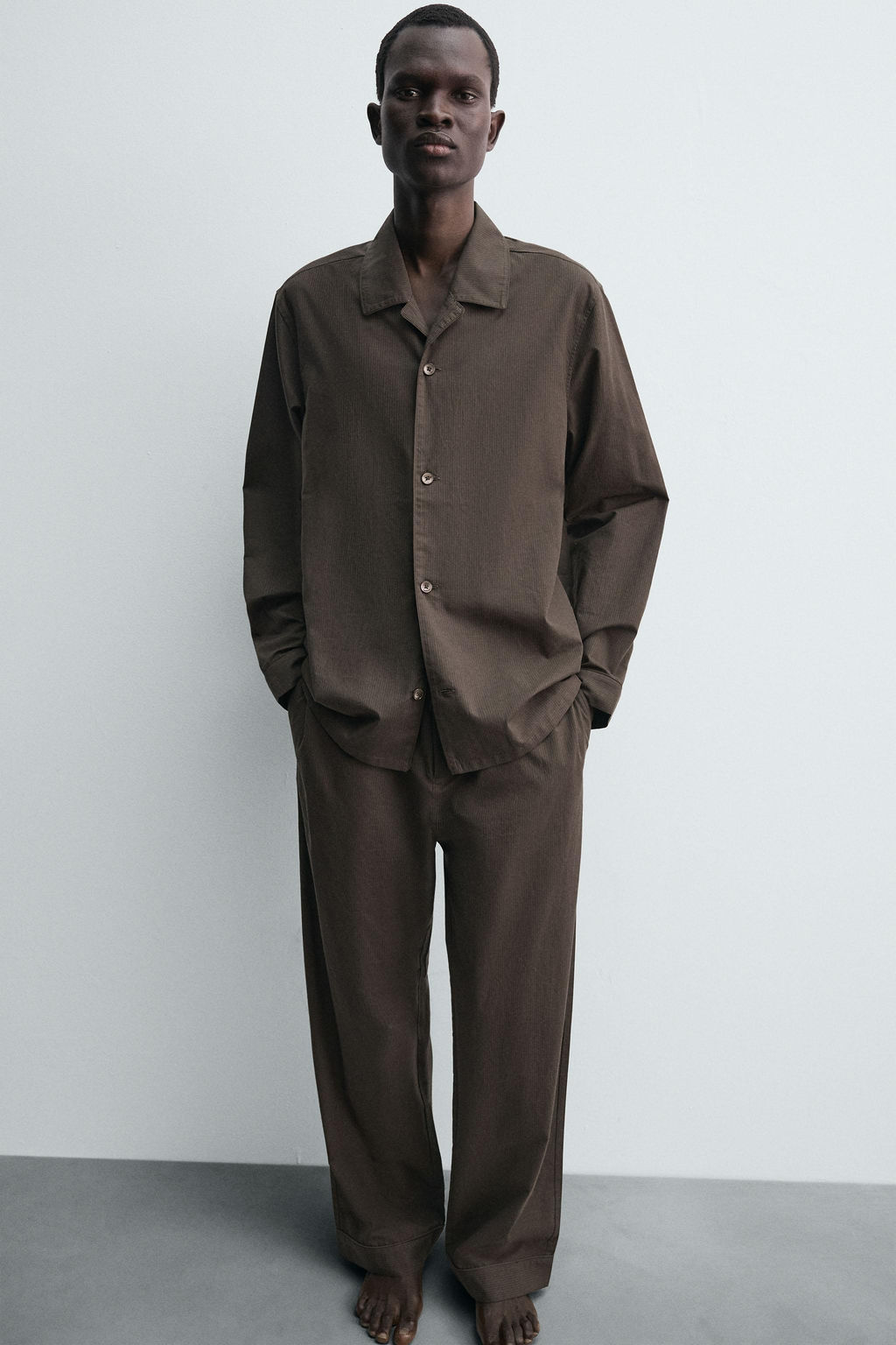 JACQUARD PYJAMA SHIRT - Zara фото 6