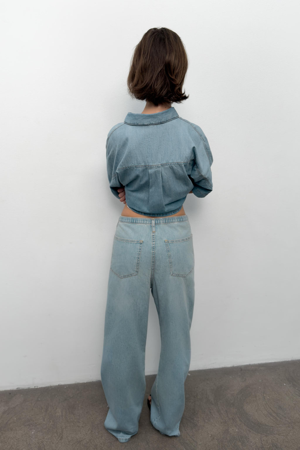 JEANS DENIM TRF FLUIDOS / Azul claro - Zara фото 4