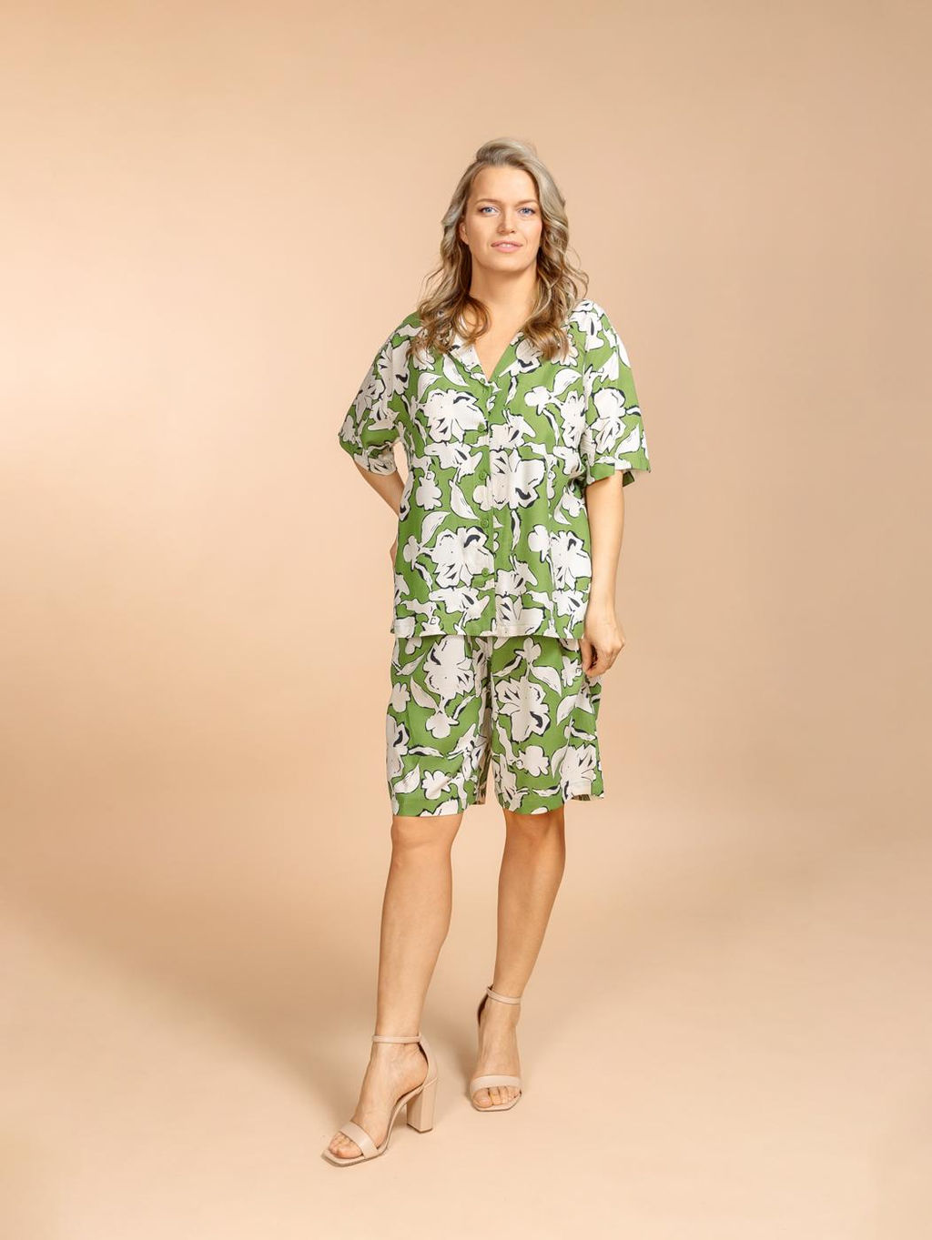 Костюм шорты и блузка (вискоза) №25-227-2 - Ганг фото 10