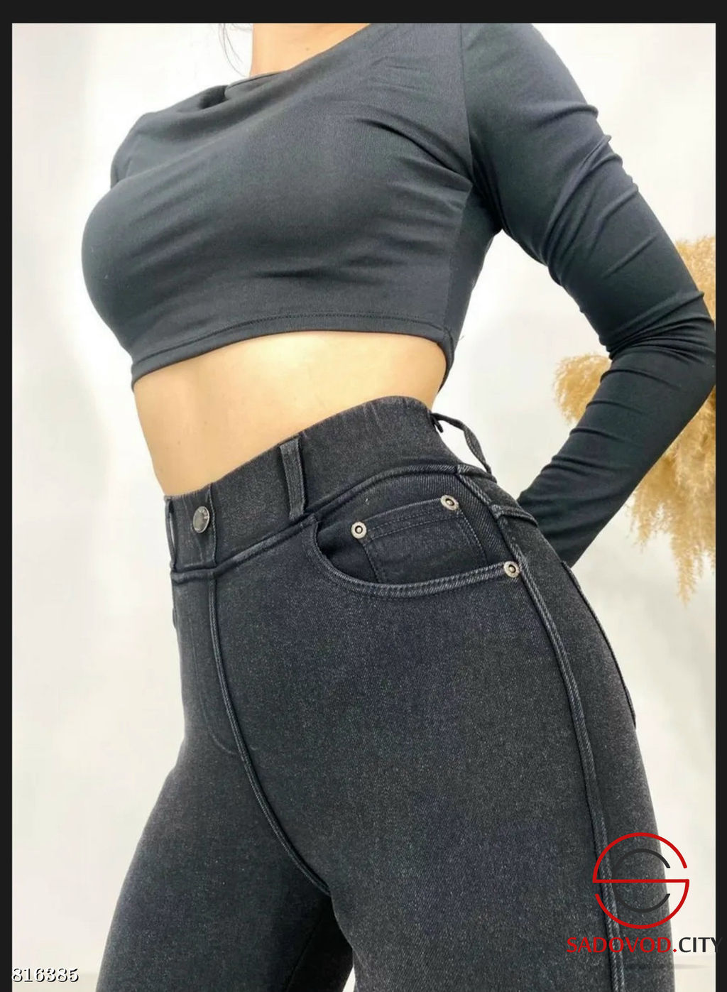 Джеггинсы женские с флисом внутри - Bruno фото 3