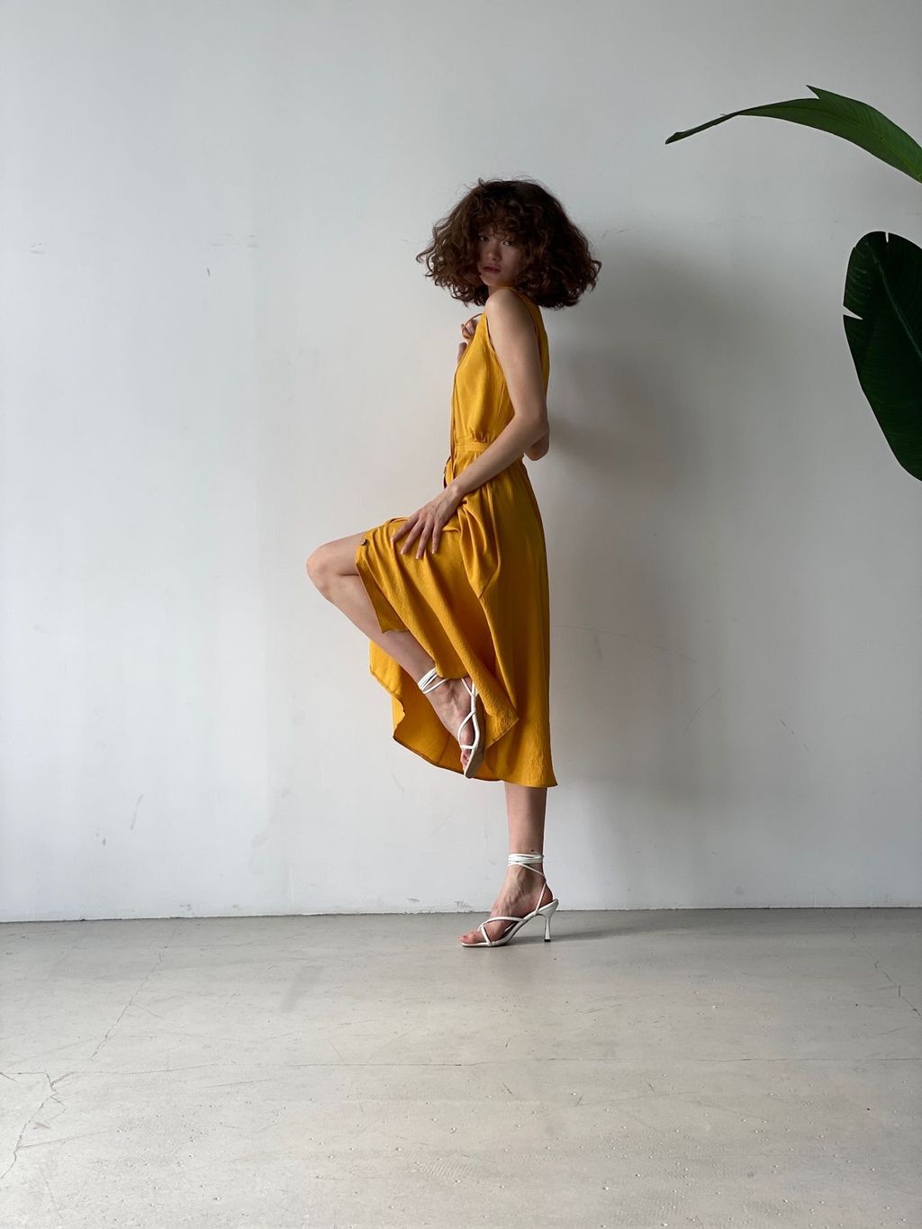 Платье, как из к/ф Красотка, в цвете манго - Martichelli фото 6