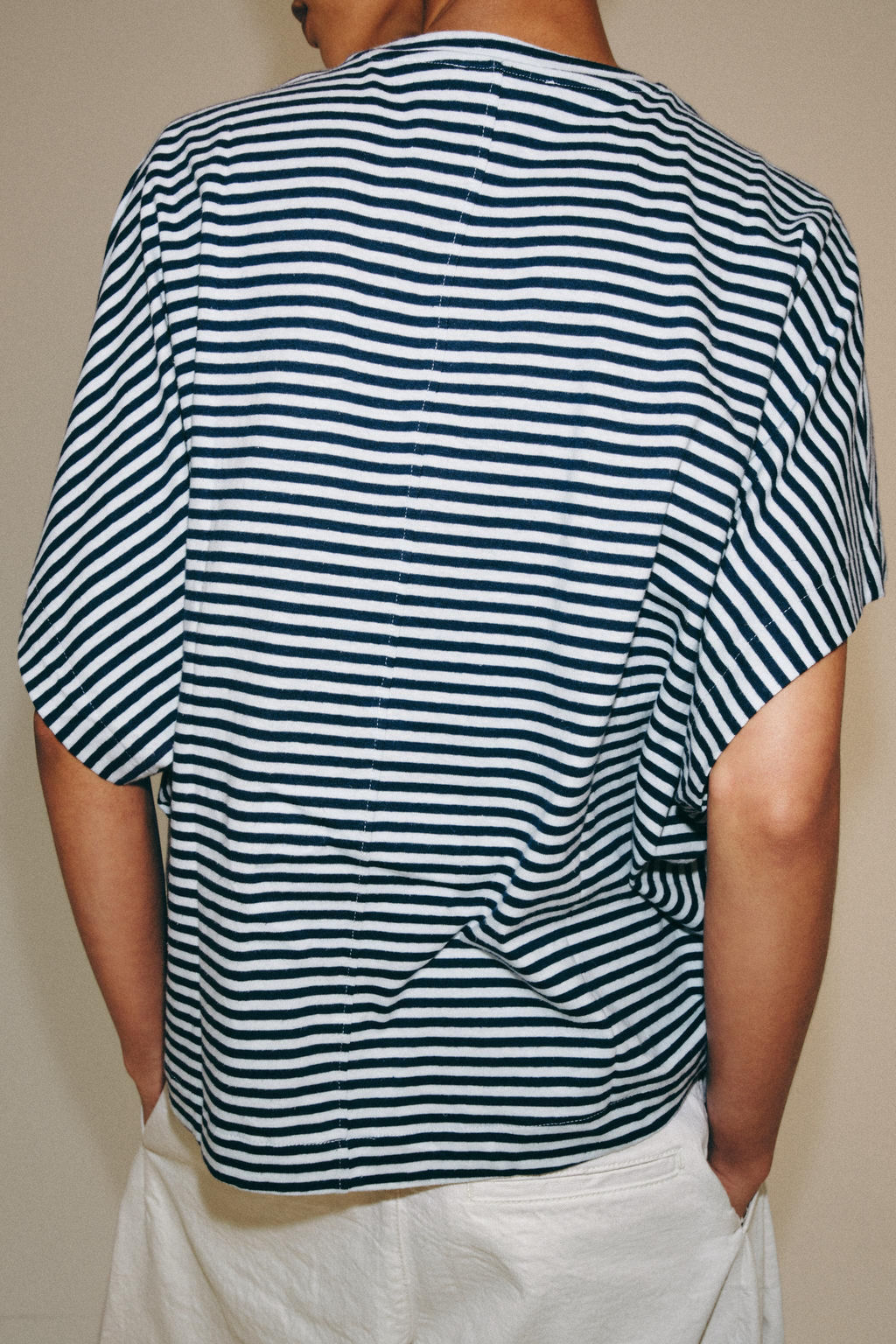 CAMISETA OVERSIZED RAYAS / Azules - Zara фото 3