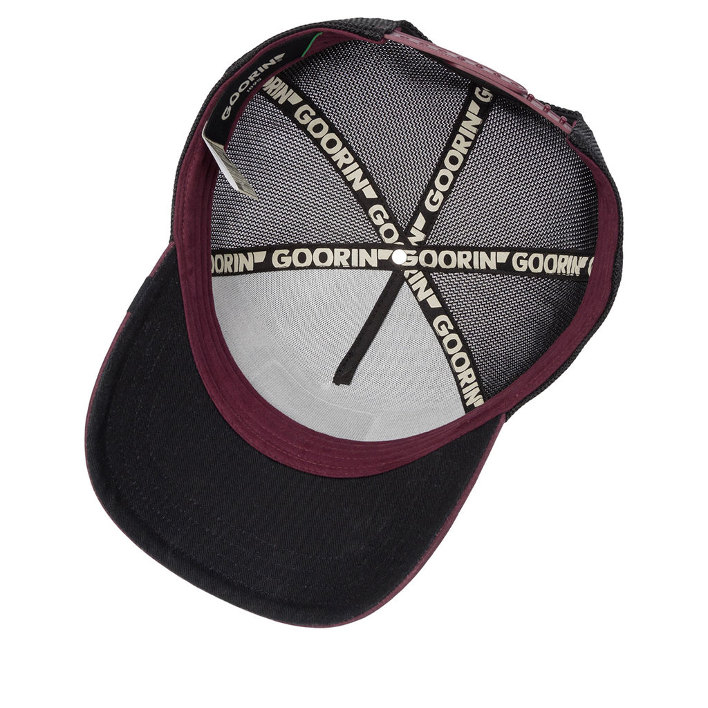 Бейсболка GOORIN BROTHERS арт. 101-2265 (малиновый / черный)