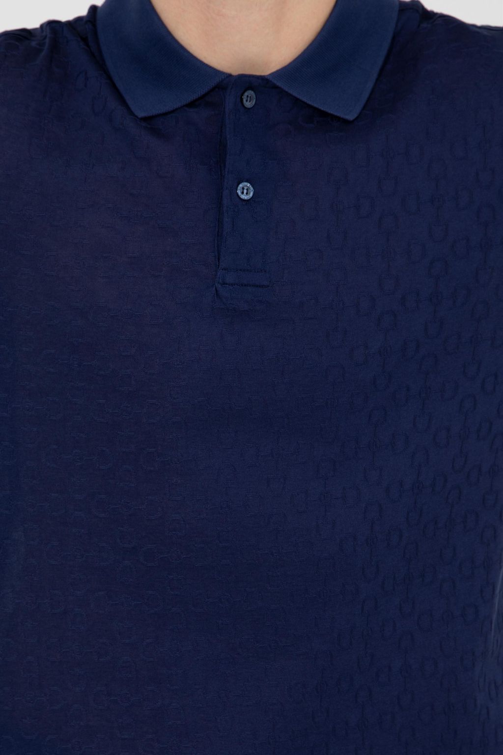 U. S. Polo Assn Мужская темно-синяя футболка с воротником-поло - U.s. polo assn фото 6