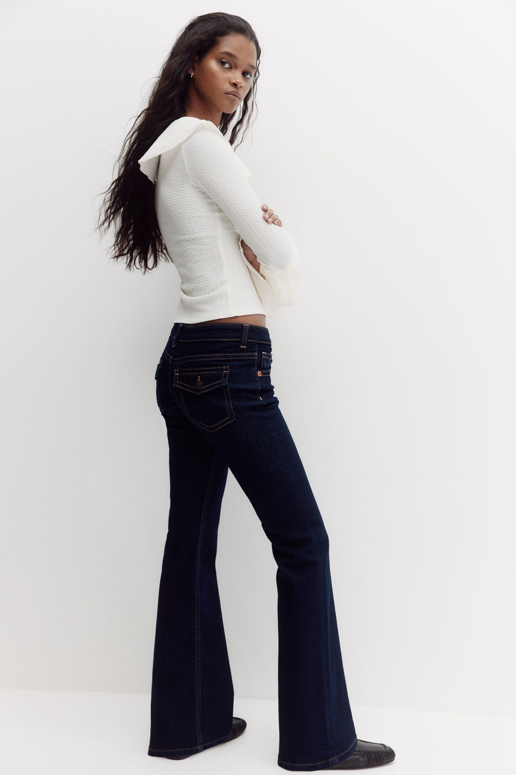 Flared Low Jeans - H&m фото 12