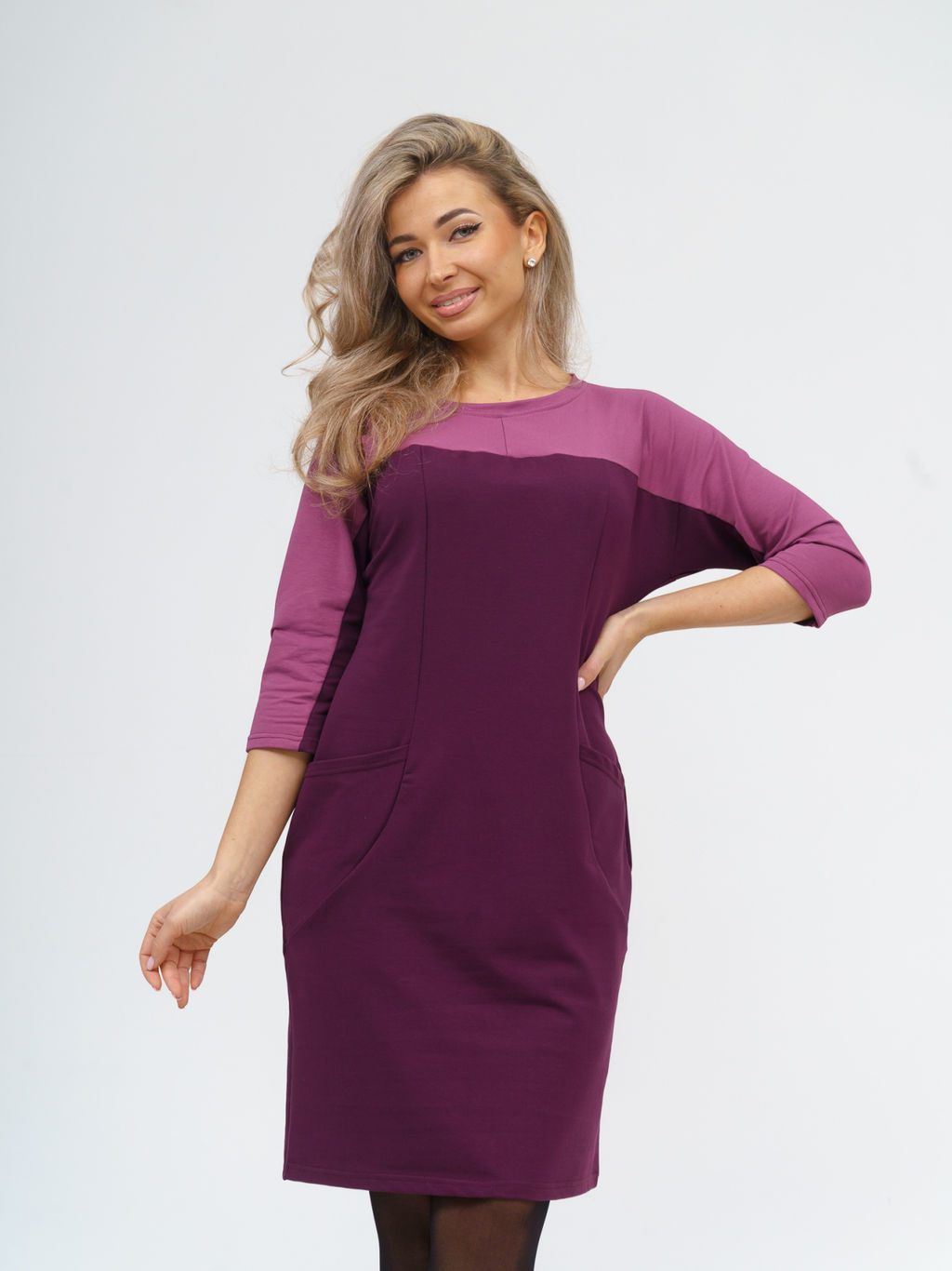 790 Платье "Винный"