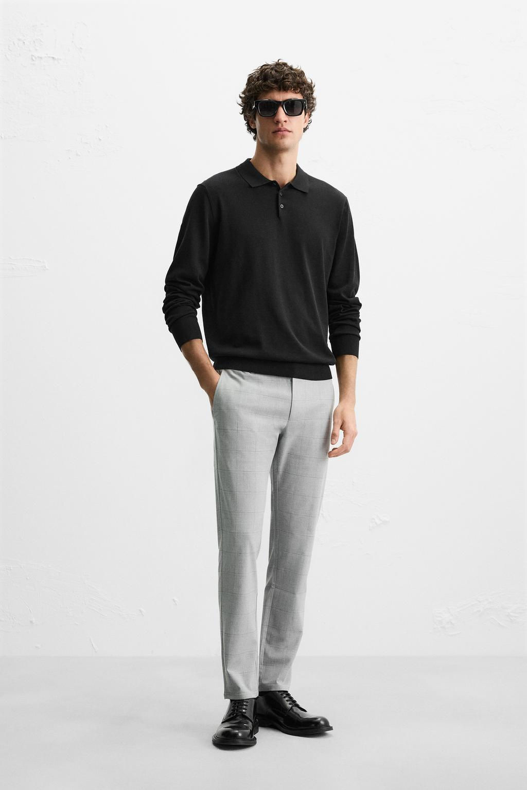 SLIM FIT COMFORT TROUSERS - Zara фото 37