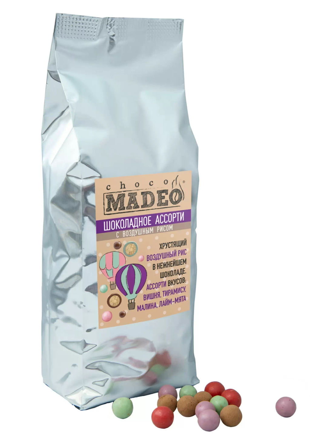 Воздушный рис в шоколаде Ассорти 800 гр - Madeo фото 3