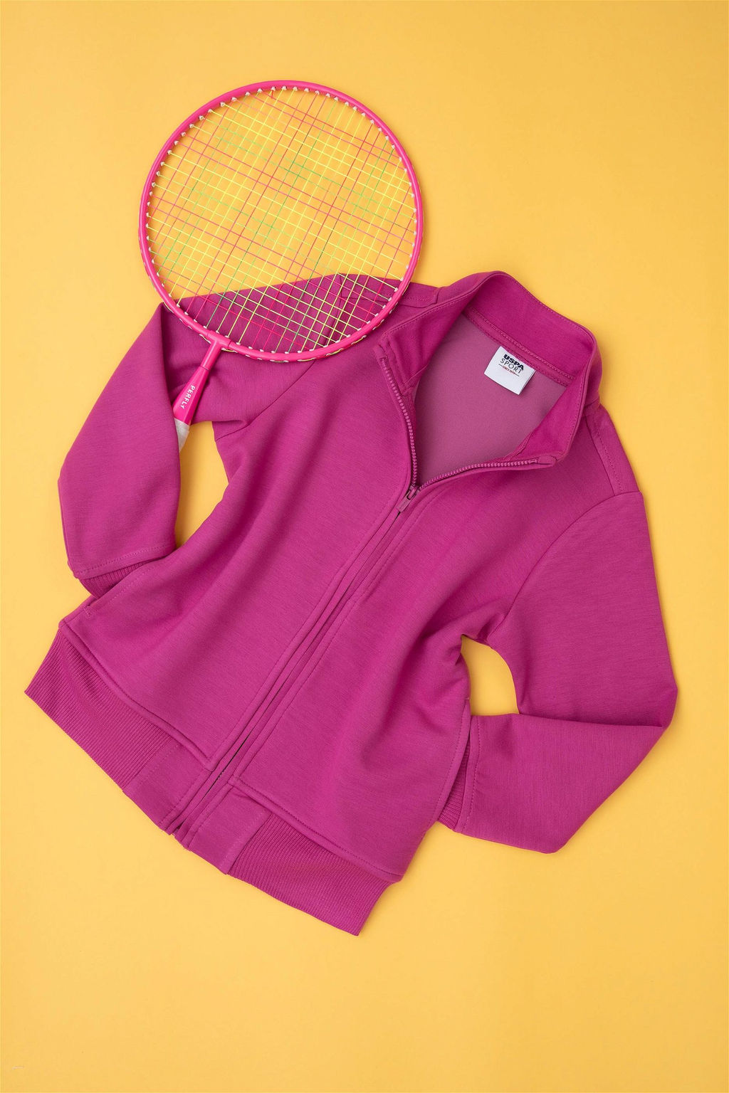 Фиолетовый свитшот для девочки - U.s. polo assn фото 5