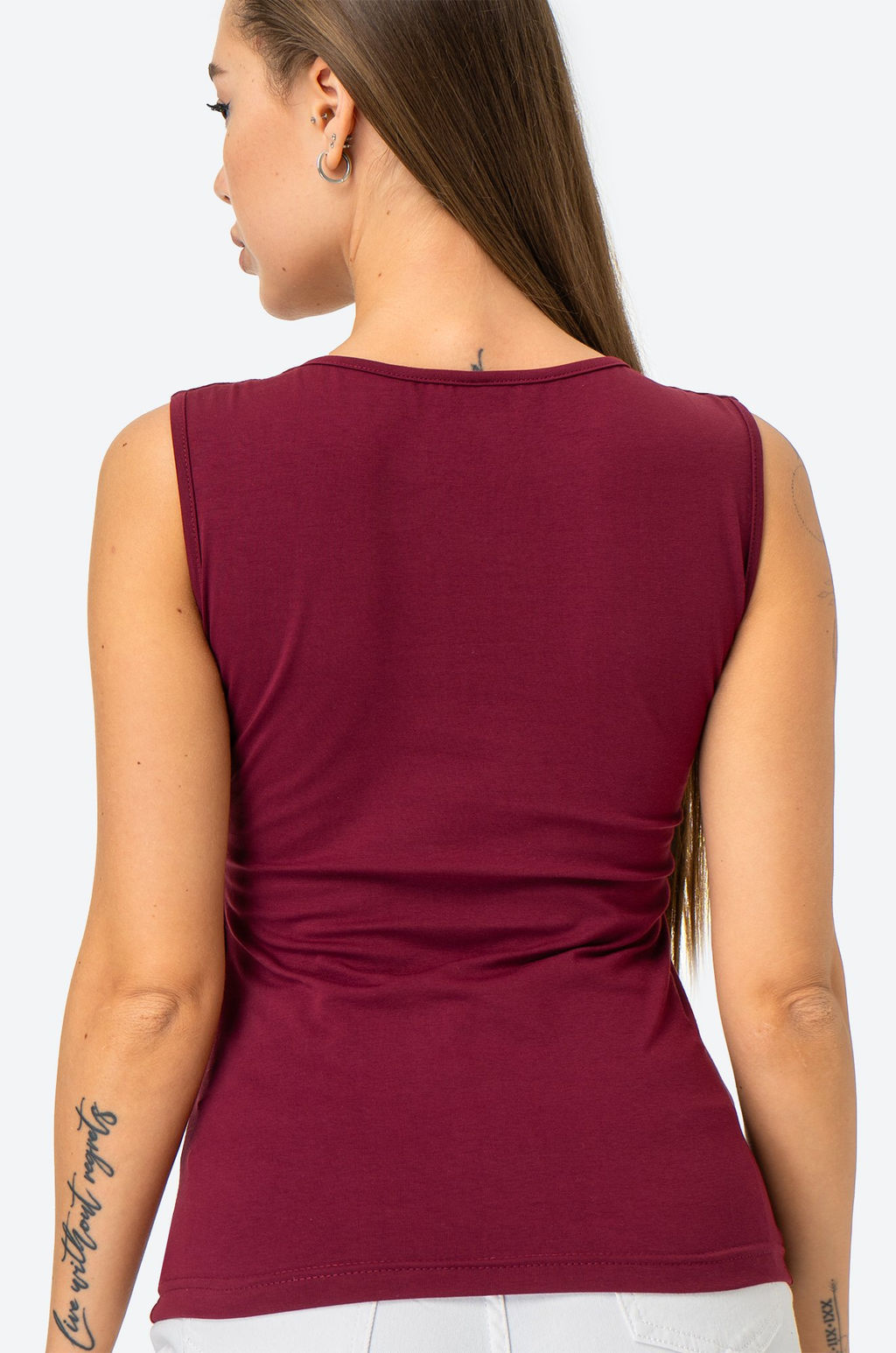 Женский трикотажный топ с вырезом Happy Fox  фото 6