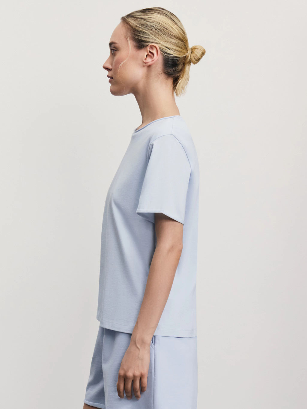 Хлопковая футболка прямого кроя / Zarina  фото 4