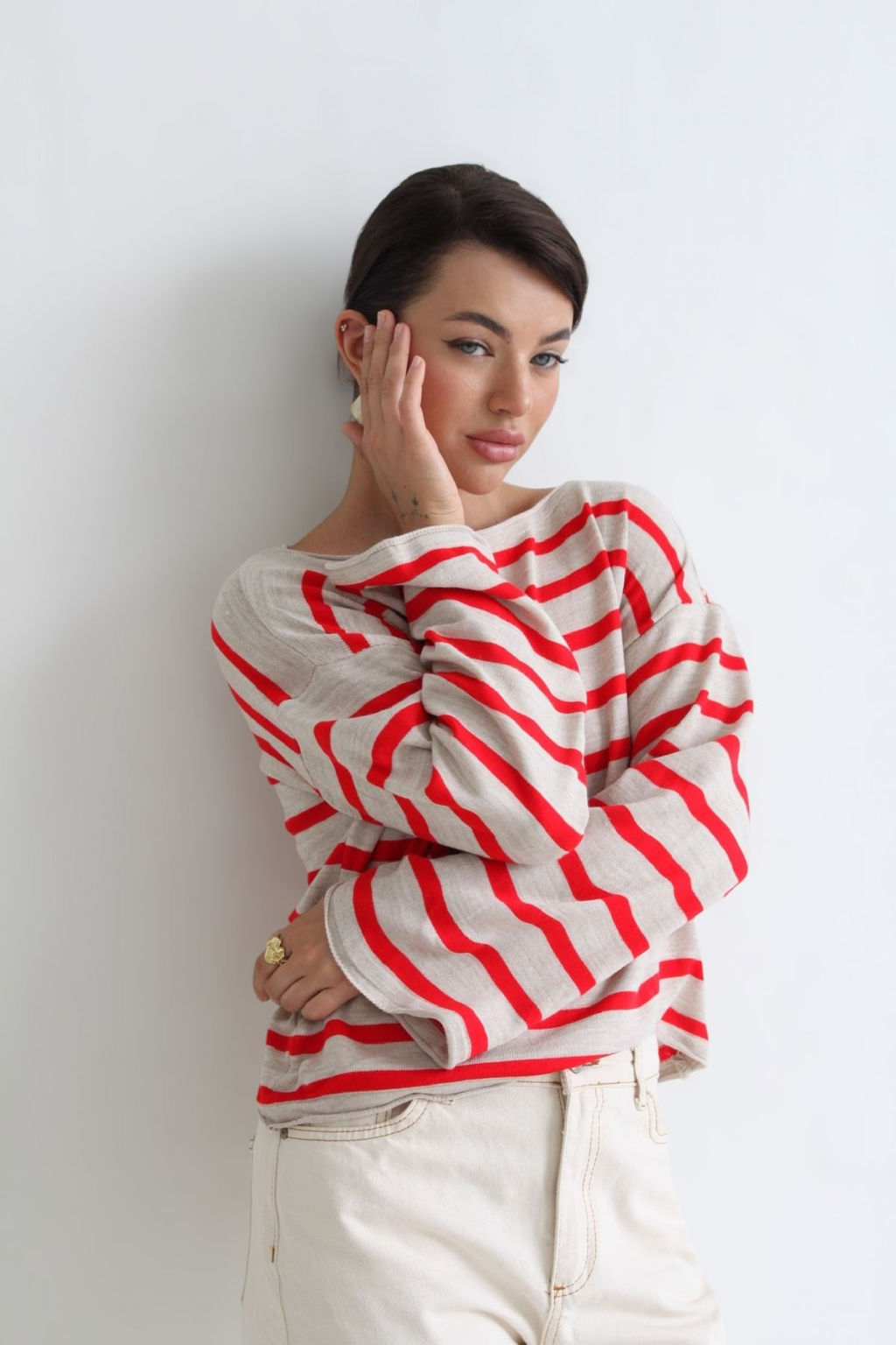 10695 Джемпер в полоску - Martichelli фото 39