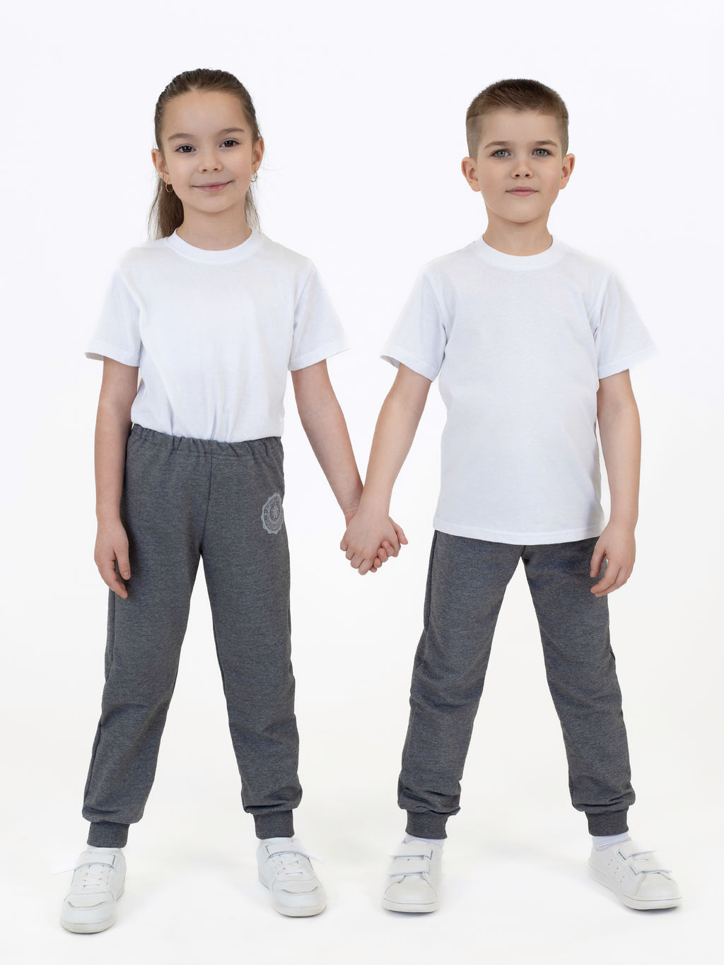 Брюки детские антрацит колледж 446п (110, 60)