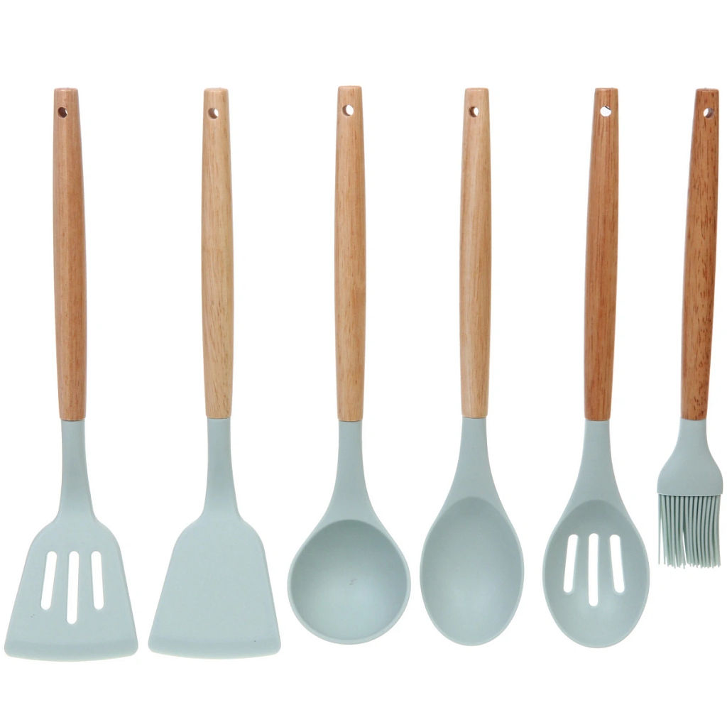 Набор кухонных принадлежностей 12шт "Felicita" мятный