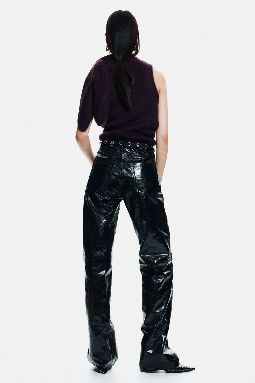 Top en mezcla de mohair con cuello fular - H&m фото 5