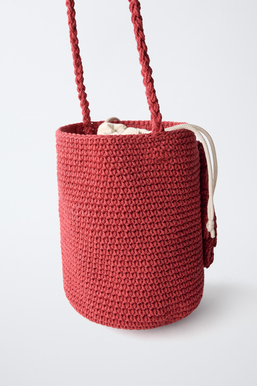 FLORAL CROCHET CROSSBODY BAG - Zara фото 5