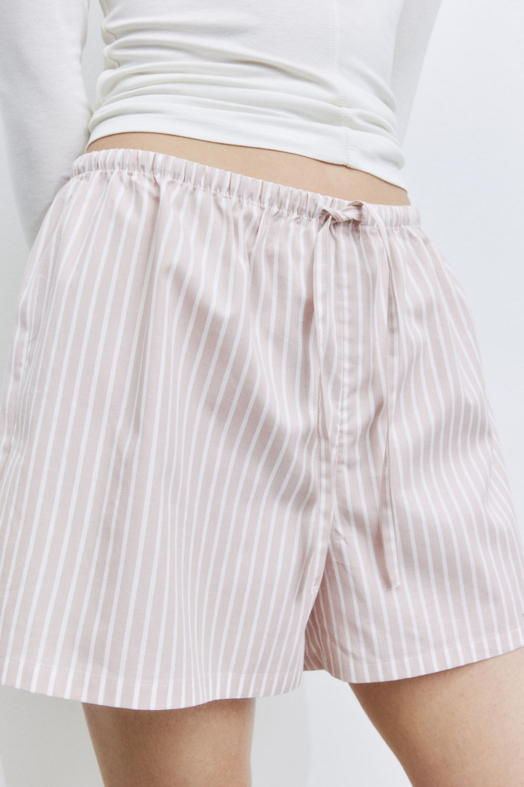 Pack de 2 pantalones cortos de pijama en popelina - H&m фото 3