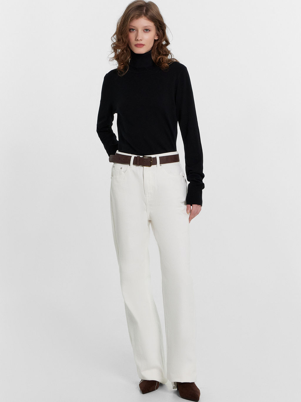 Водолазка женская черная черный 122911