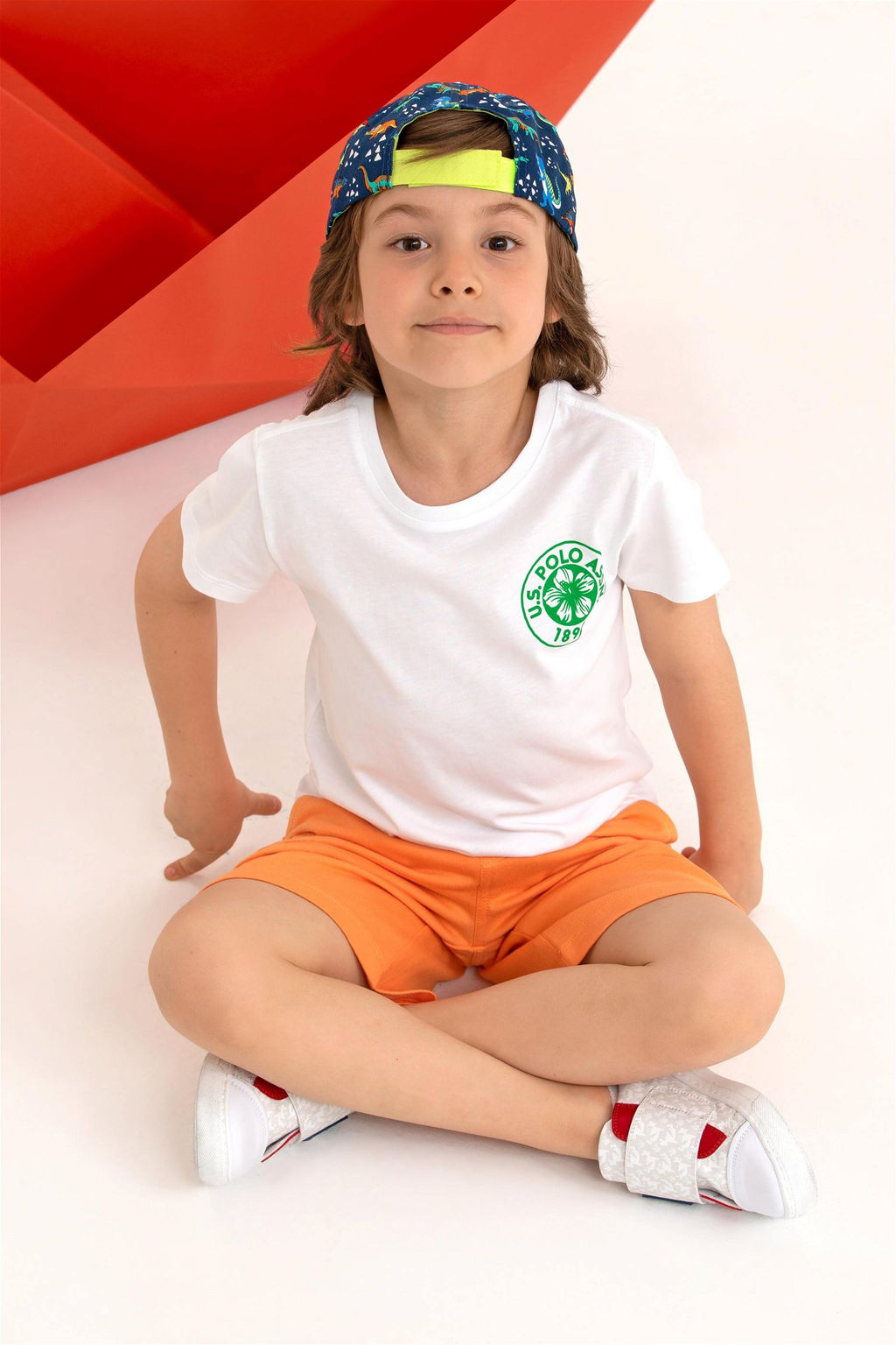 U. S. Polo Assn Детская белая футболка с круглым вырезом - U.s. polo assn фото 7