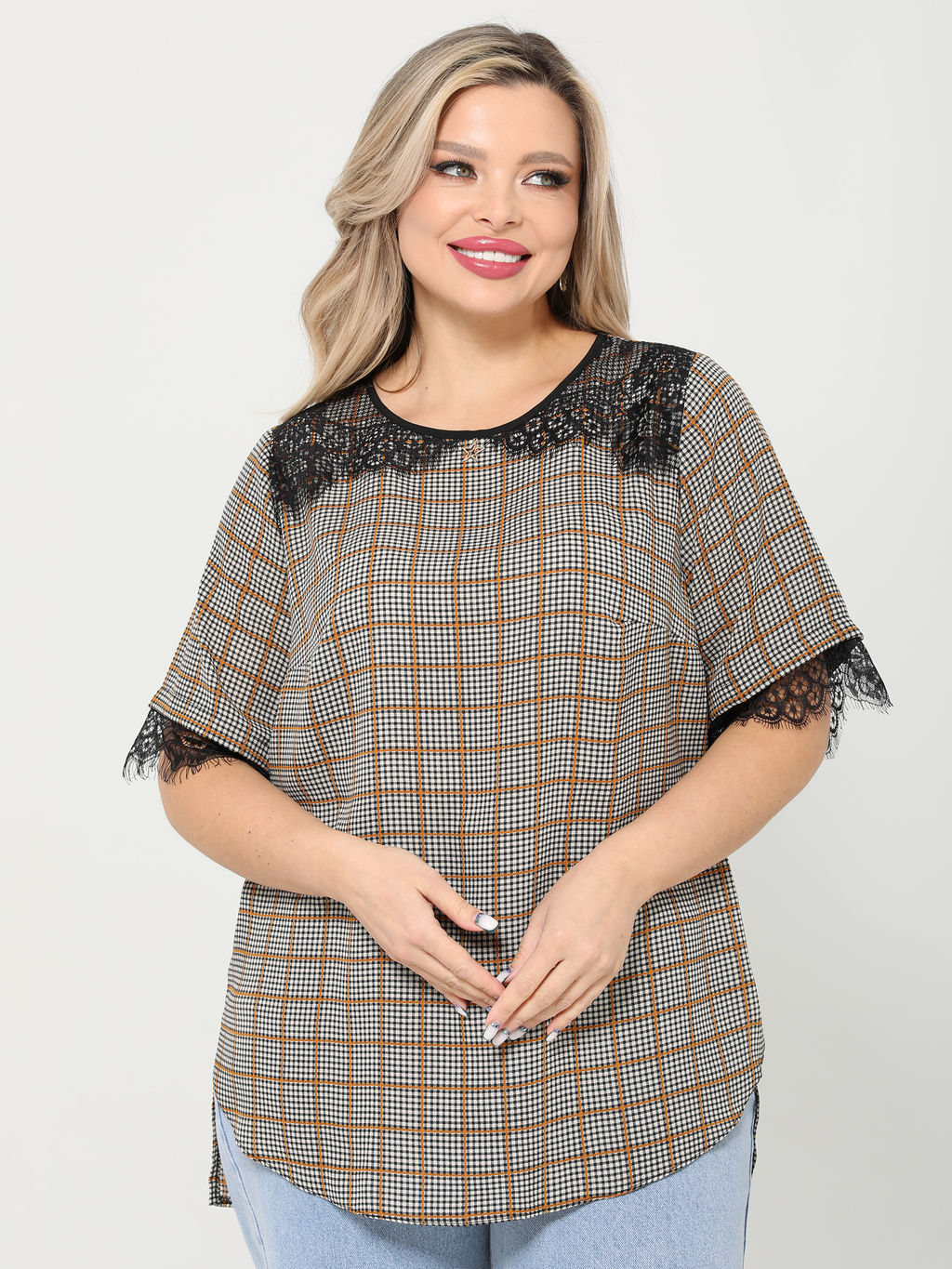 Блузка 0220-3 медово-бежевый