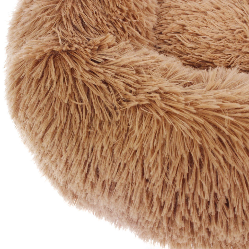 Лежанка для животных круглая "Место БРО", цвет мокко, d-50см (Лейбл)