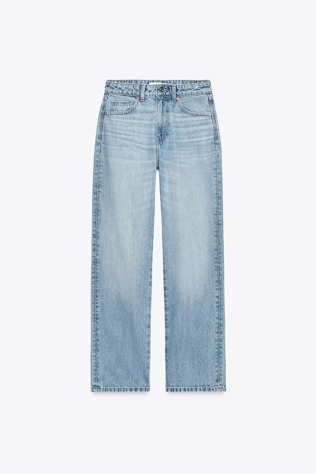 JEANS Z.03 REGULAR FIT HIGH-WAIST LONG LENGTH - Zara фото 5