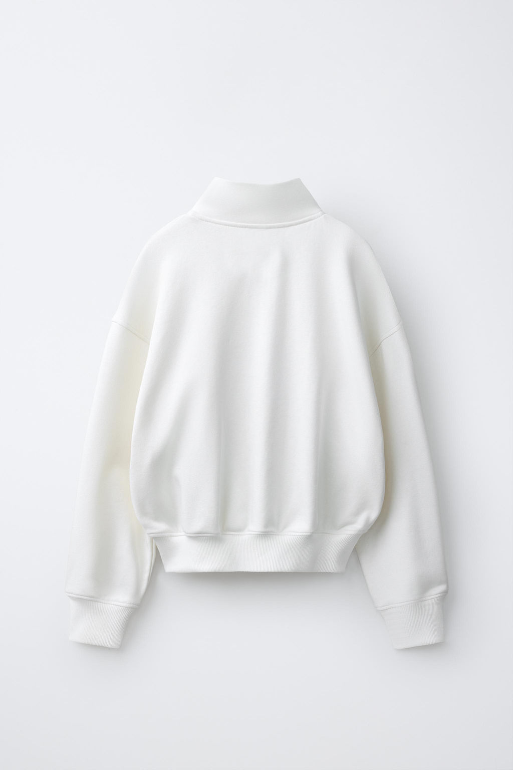 SUDADERA JOGGING TEXTO / Blanco - Zara фото 3