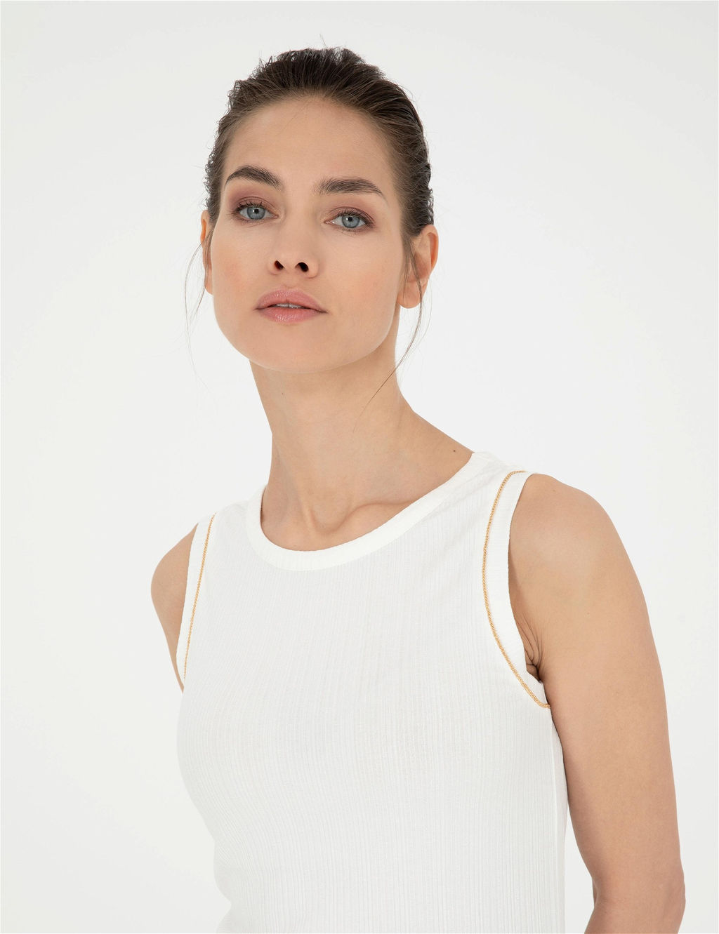 Beyaz Ex. Slim Fit Ti__rt
