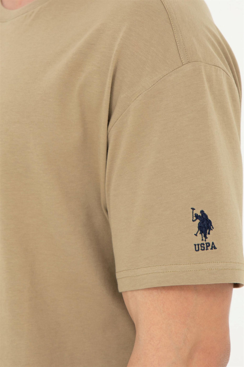 Мужская футболка цвета хаки - U.s. polo assn фото 7