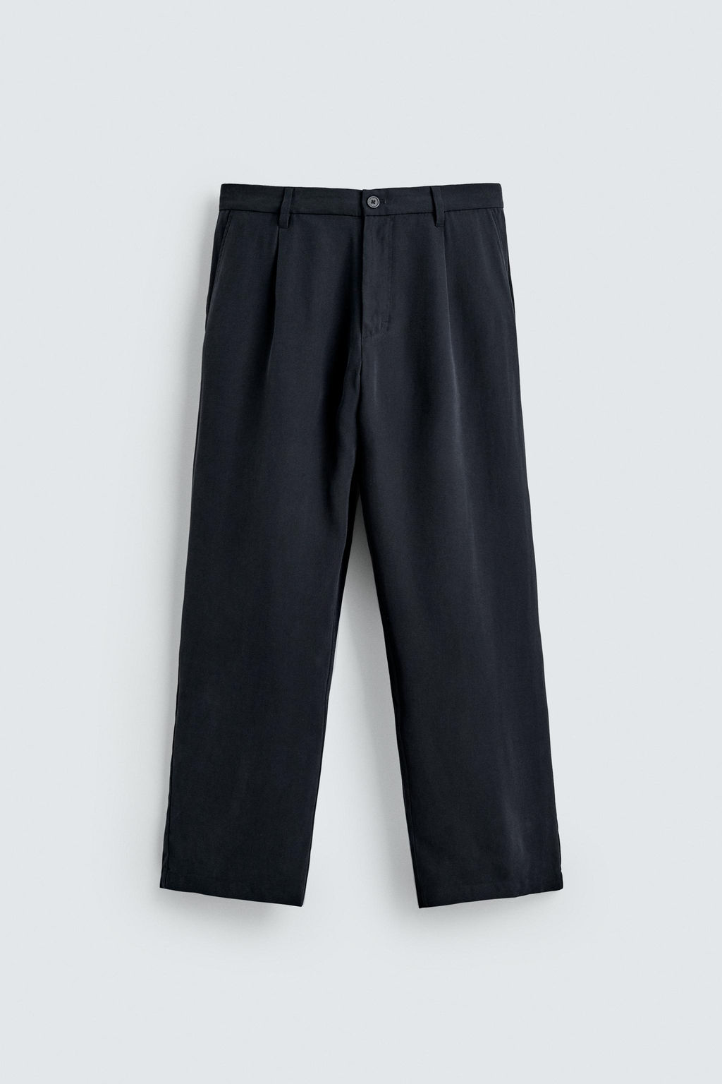 PANTAL?N FLUIDO RELAXED FIT / Gris azul - Zara фото 6