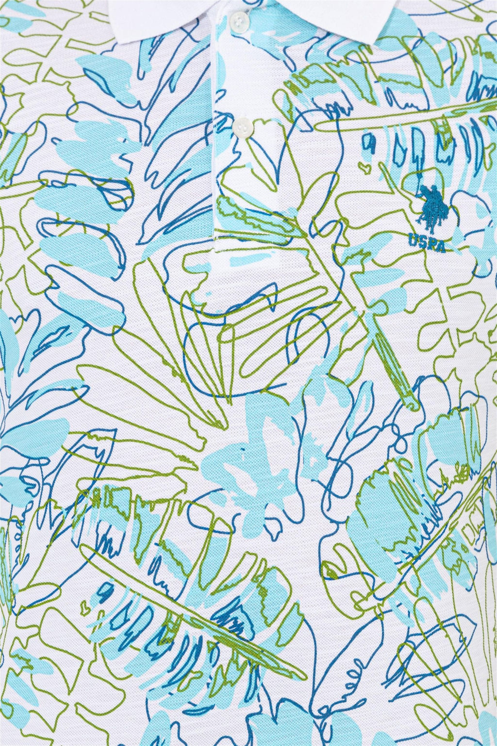 U. S. Polo Assn Мужская футболка-поло Petrol - U.s. polo assn фото 12