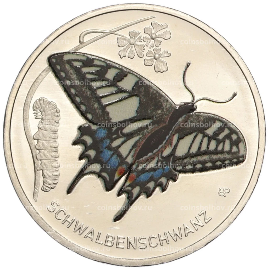 5 евро 2023 года G Германия Чудесный мир насекомых Махаон