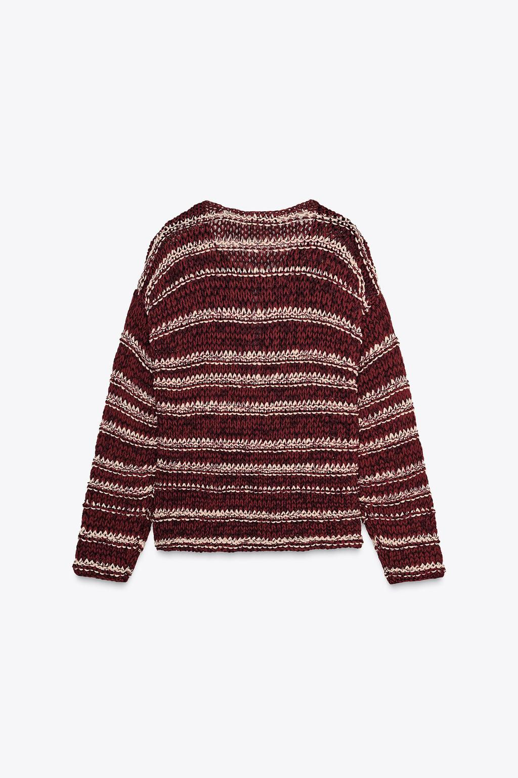 CONTRAST KNIT CARDIGAN - Zara фото 5