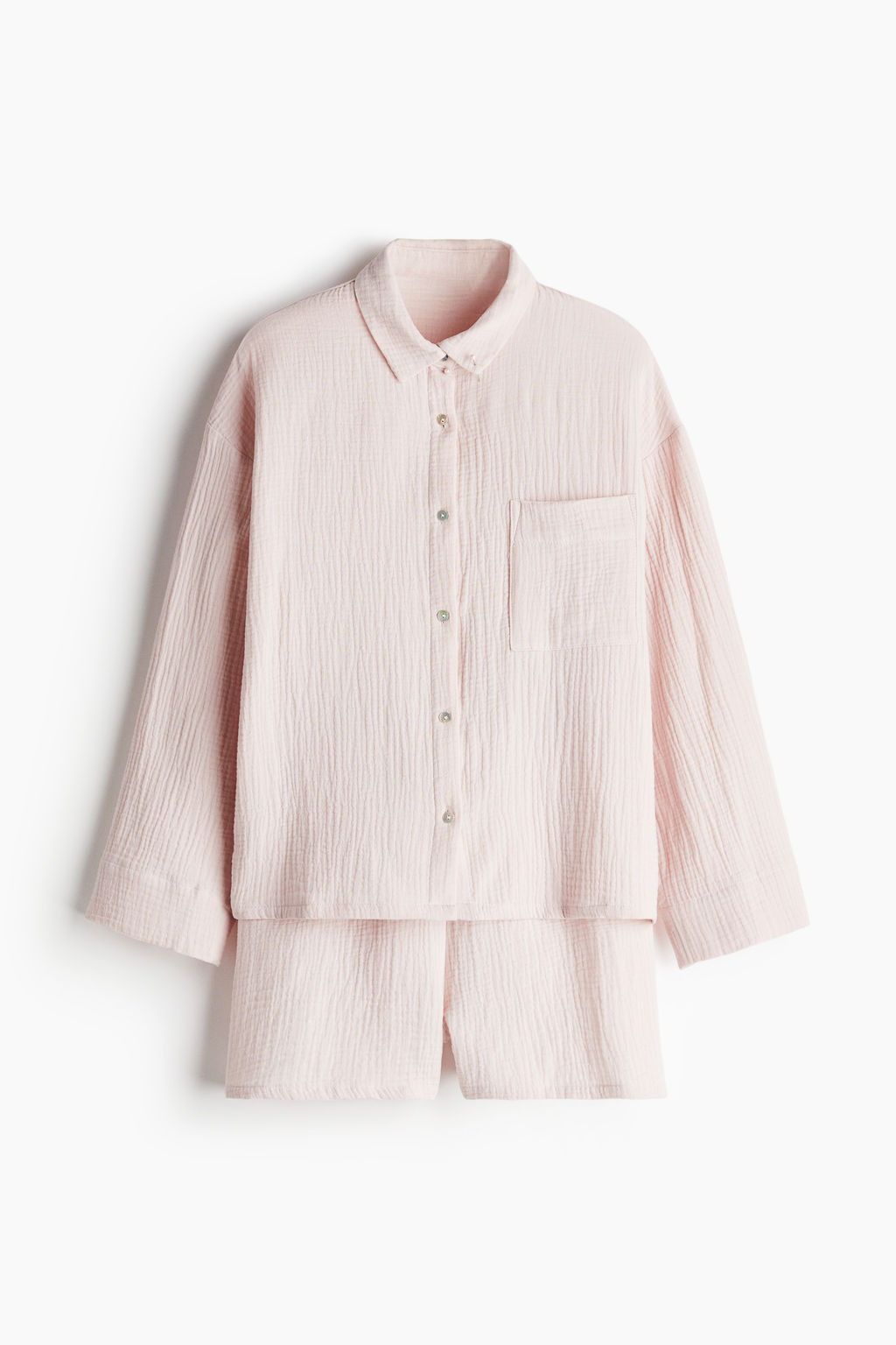 Camisa y pantal?n corto de pijama - H&m фото 3