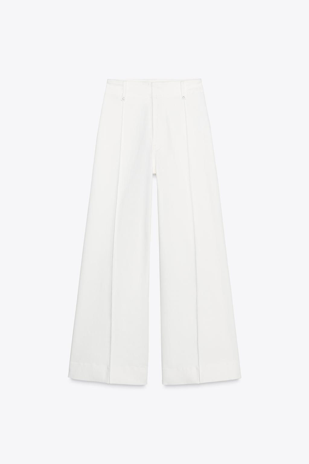 ZW COLLECTION WIDE-LEG HIGH-WAIST JEANS - Zara фото 14