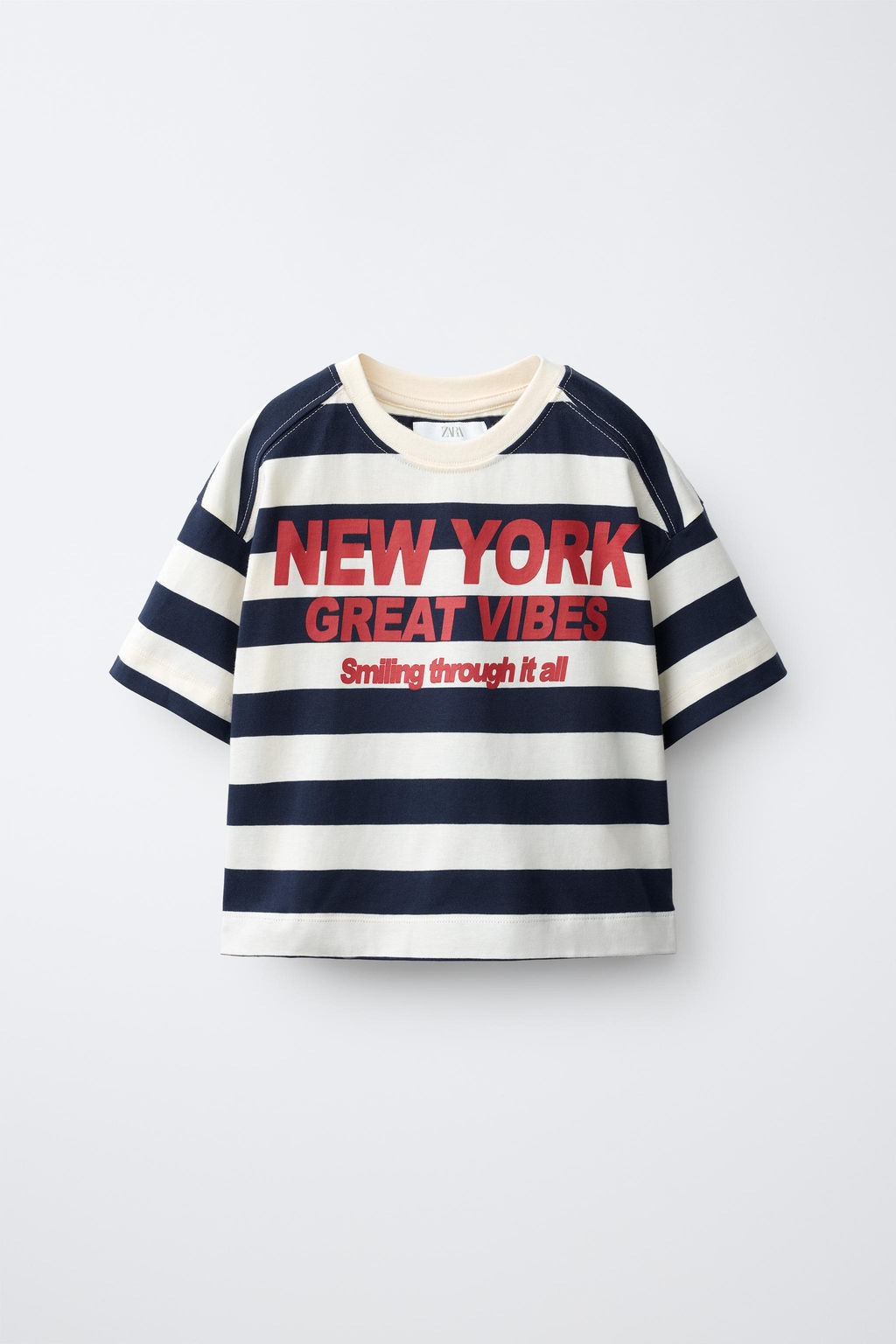CAMISETA RAYAS ESTAMPADO NY / Rayas - Zara фото 2