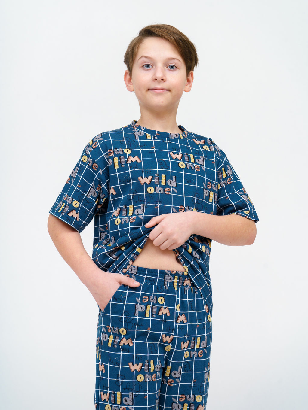 М28/1Д Костюм "Клетка/индиго"