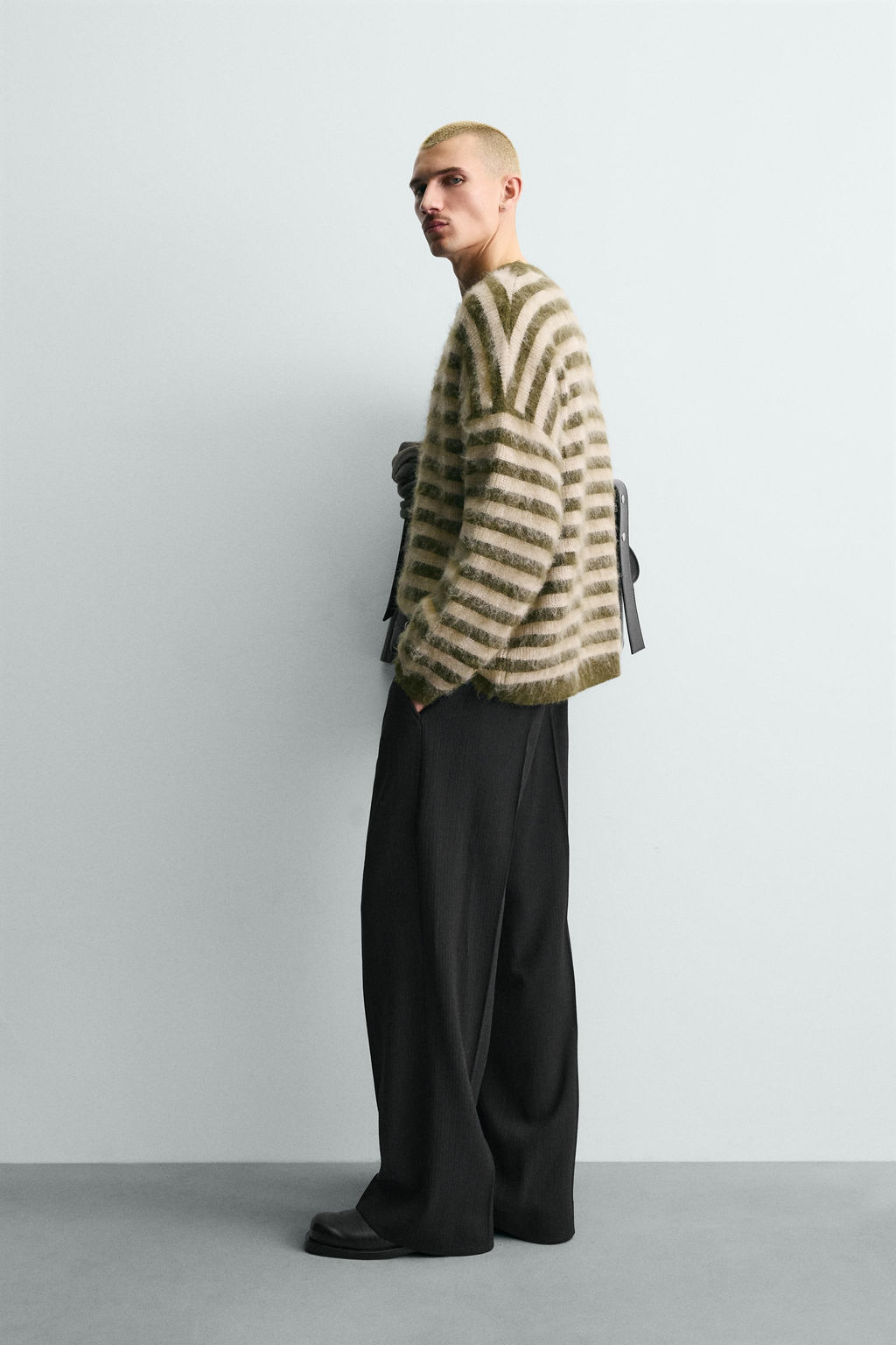 BRUSHED STRIPED JUMPER - Zara фото 4