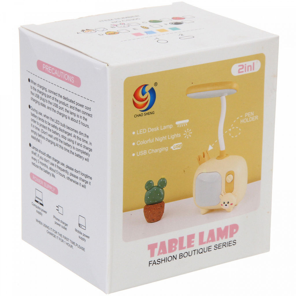 Цена за 2 шт. Настольная лампа "Sweet - TV time" LED, USB 0.6-4.2W 5V, Голубой