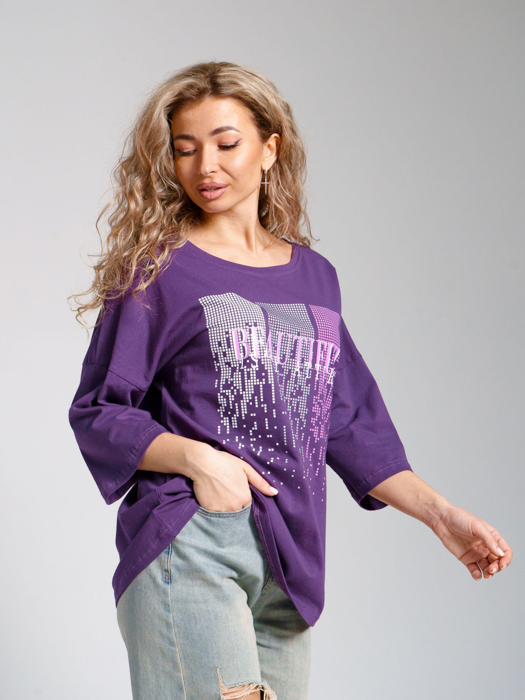 897 Футболка из турецкого хлопка - Svetekst фото 58