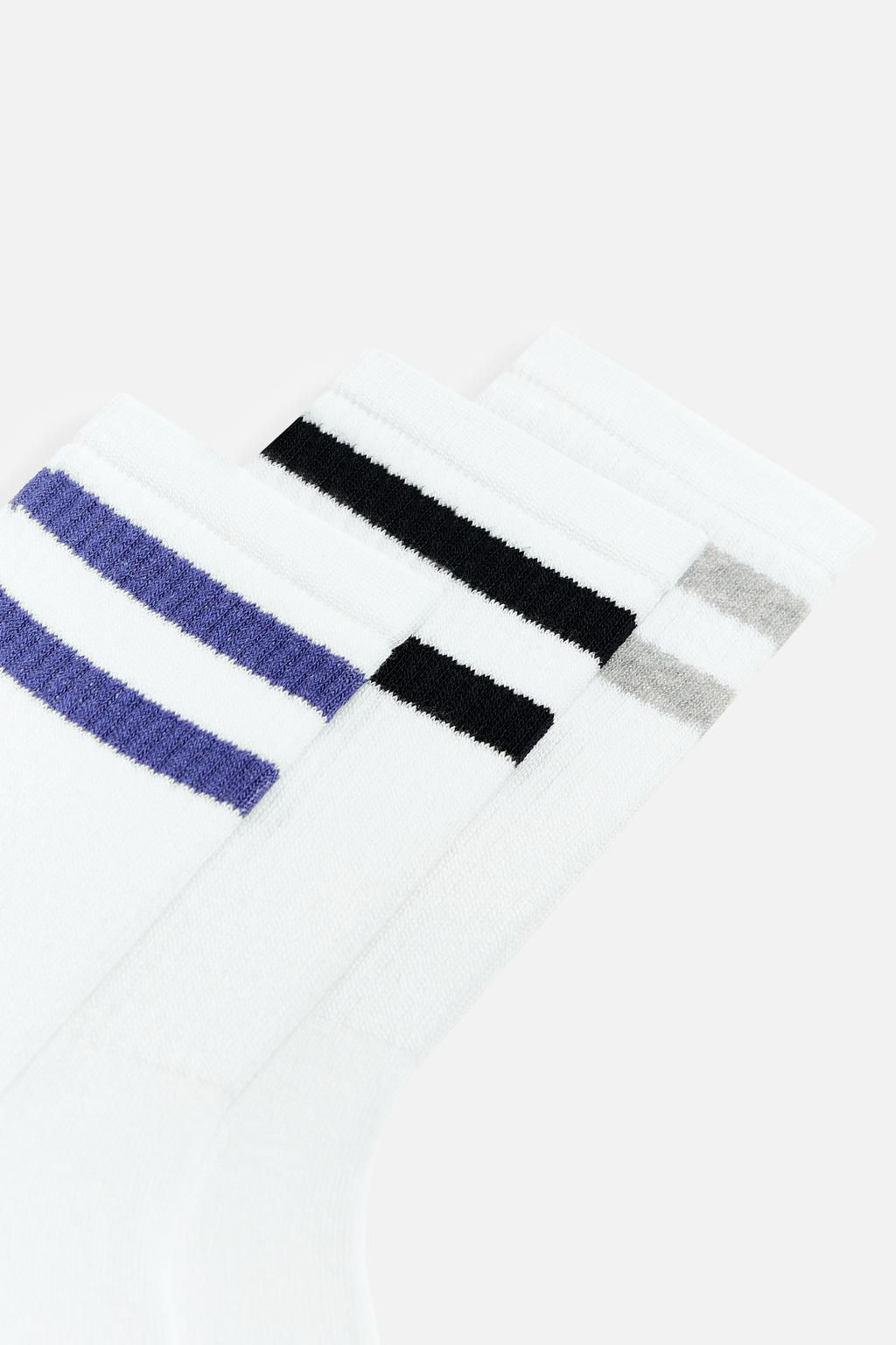 PACK OF 3 STRIPED SOCKS - Zara фото 3