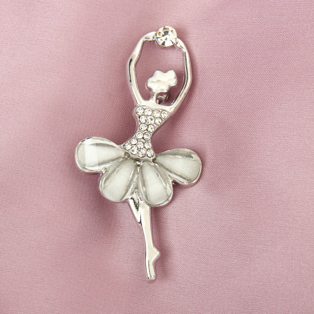 Брошь Балерина / 0203-2 /уп 36/