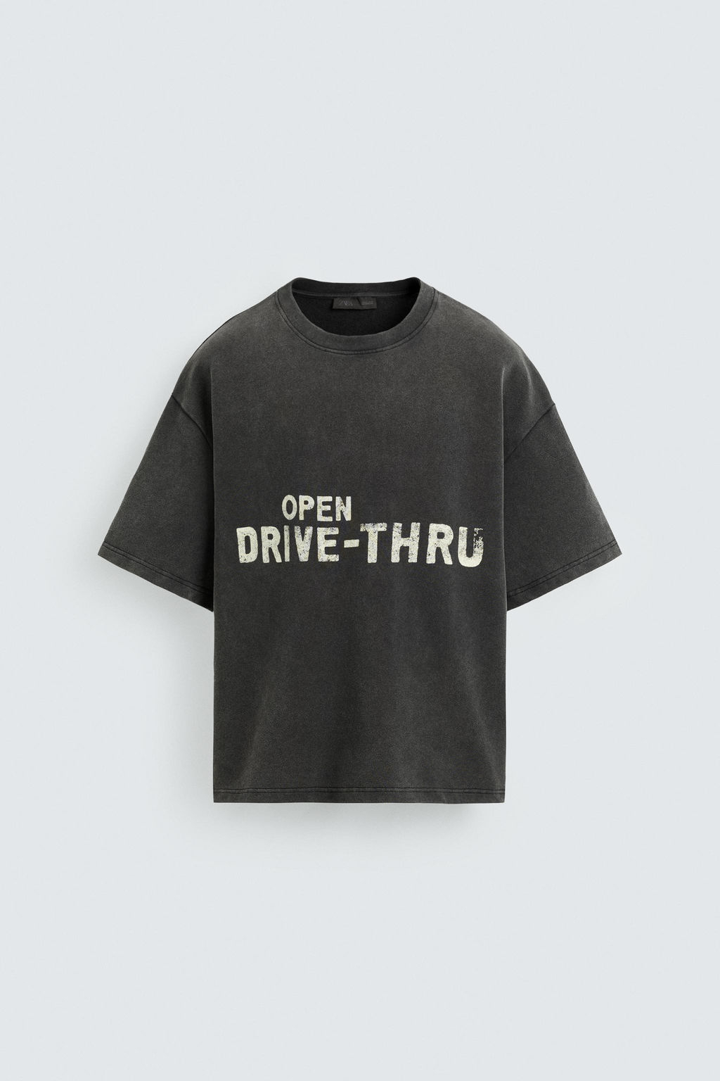 WASHED GRAPHIC PRINT SWEATSHIRT - Zara фото 8