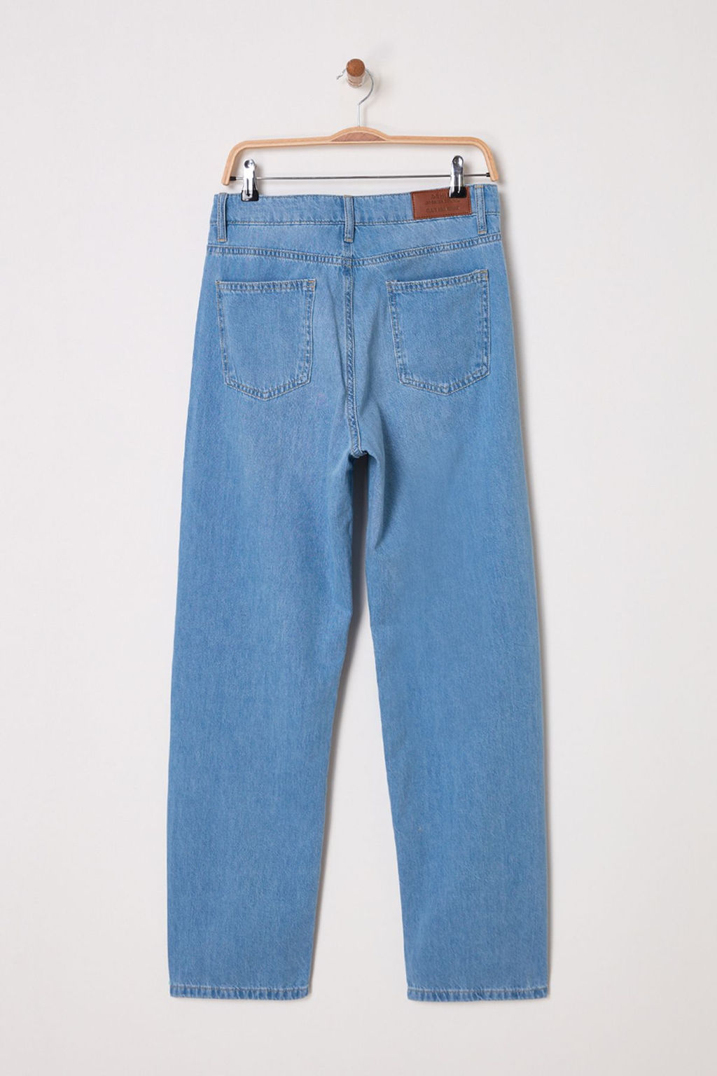 TRENDYOL MAN Ac?k Mavi Ince Kumas Baggy Fit Jeans Kot Pantolon TMNSS25JE00004 - Trendyolmilla фото 8