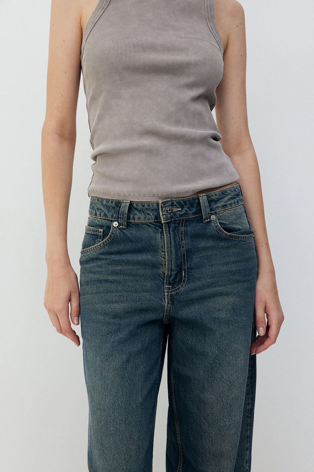 Baggy Regular Jeans - H&m фото 3