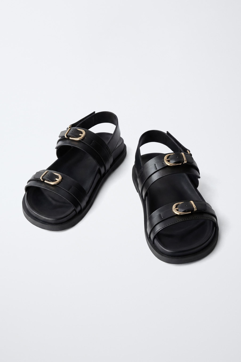 SANDALIA HEBILLAS / Negro - Zara фото 9