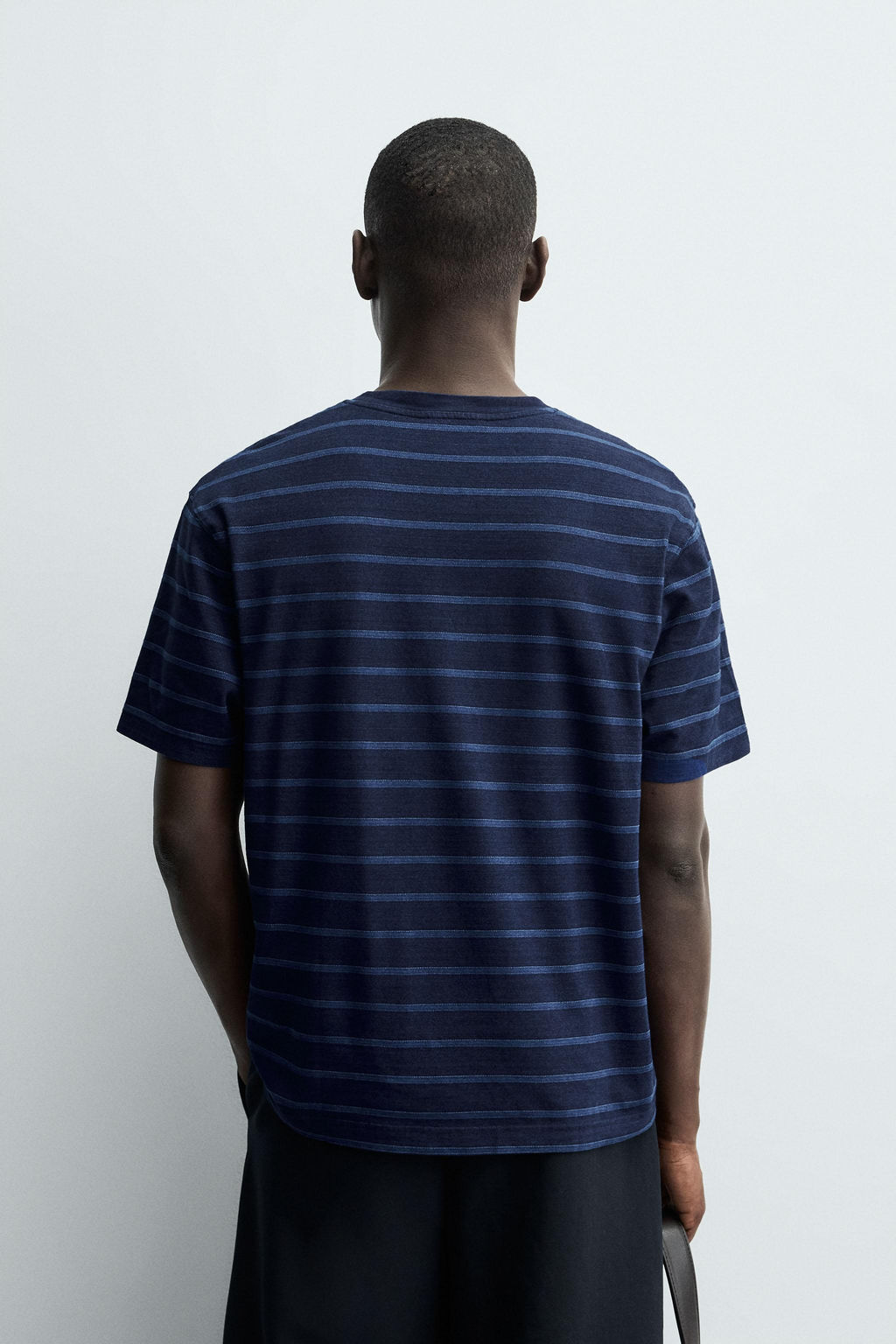 JACQUARD STRIPE T-SHIRT - Zara фото 3