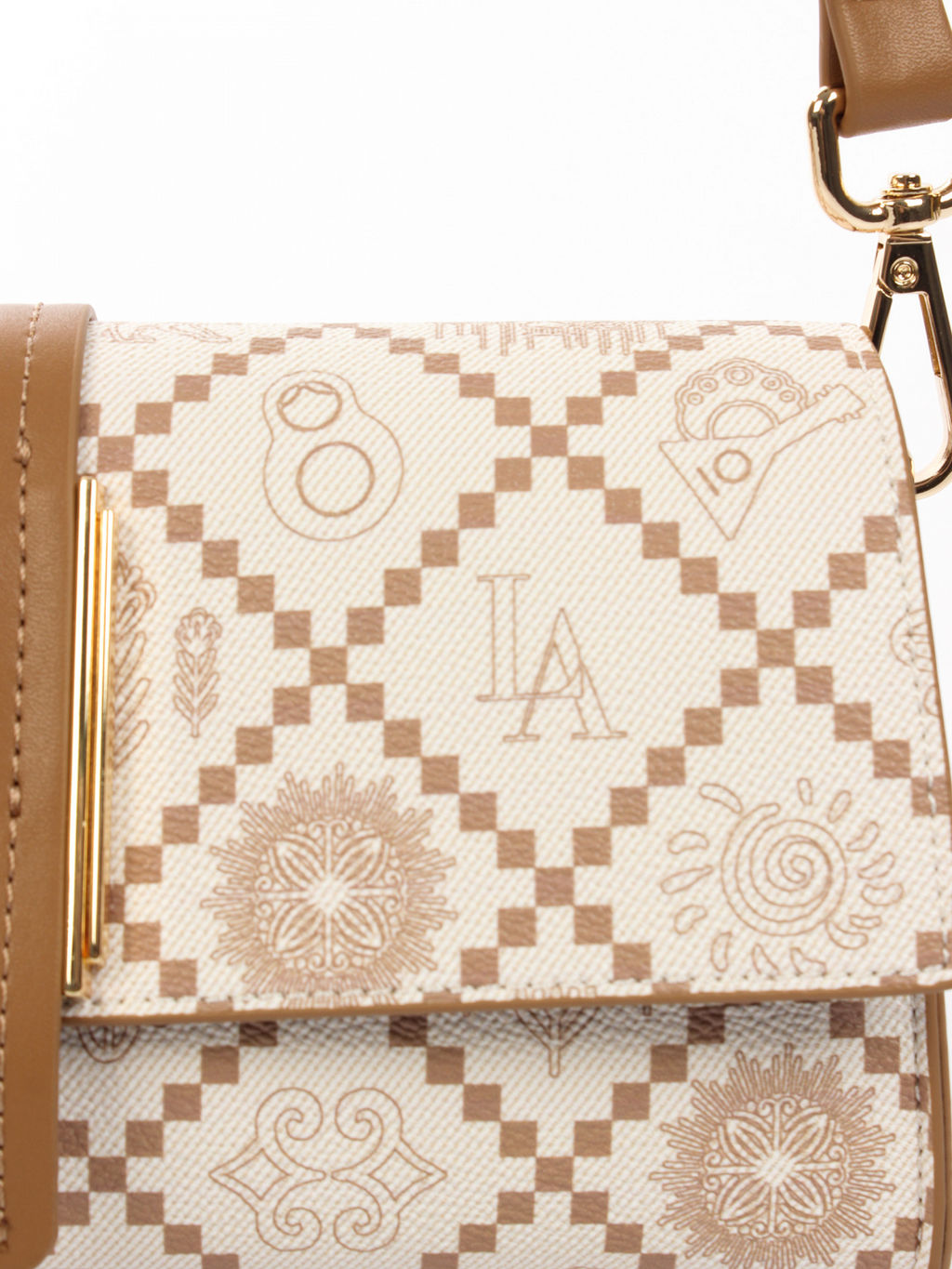 LACCOMA сумка АС130-Россия-кремовый эко кожа