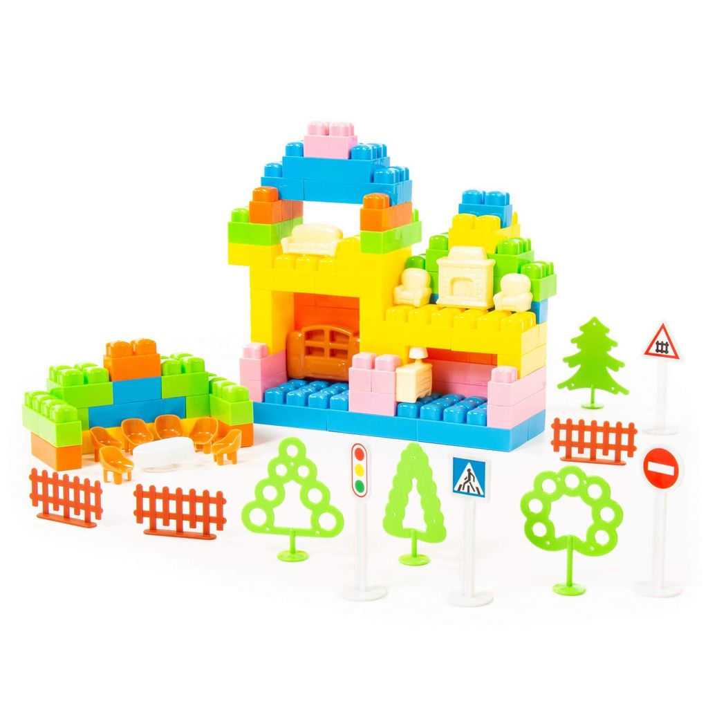 Конструктор Малютка (107 элементов) (в пакете) - Полесье фото 5